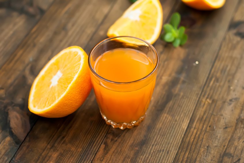 Apelsinjuice med Litomove pulver