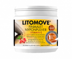 Litomove nyponpulver med vitamin C