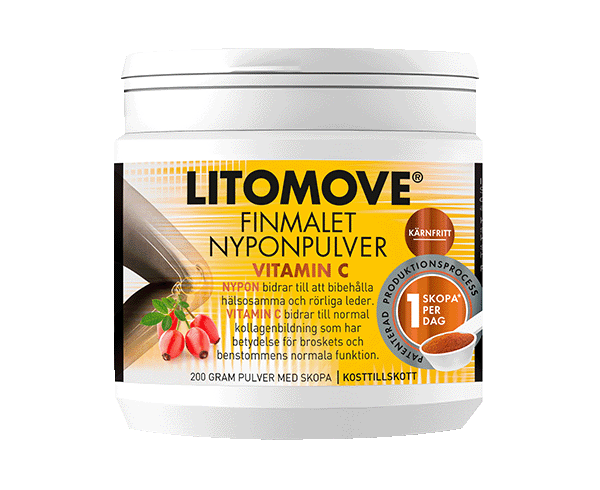 Litomove nyponpulver med vitamin C